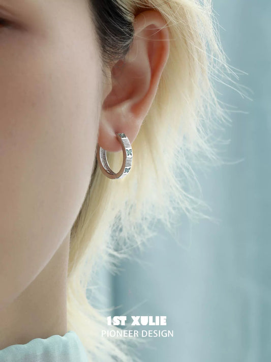 Blue Eternal Butterfly Earrings