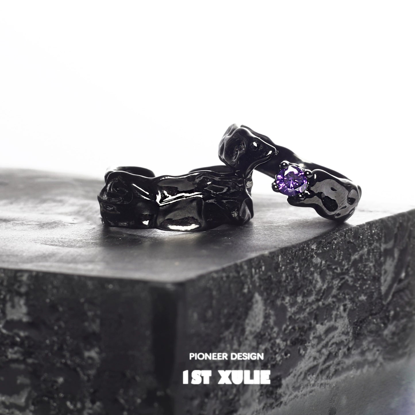 Y2K Gothic Charm Couple Rings