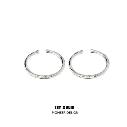 Exquisite Textured Silver Ring