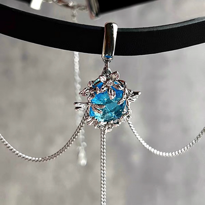 "Winter Garden" Zircon Necklace