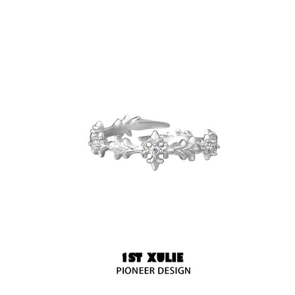 Guardian Cross Silver Couple Ring