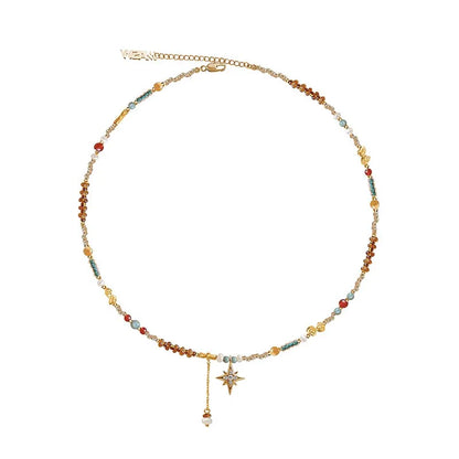 Oil Painting Love Necklace