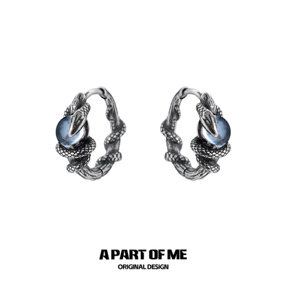 Slytherin Venom Snake Earrings