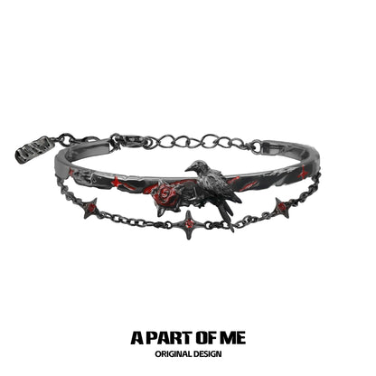 Raven Starlight Double Bracelet