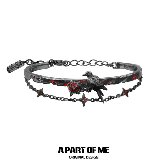 Raven Starlight Double Bracelet