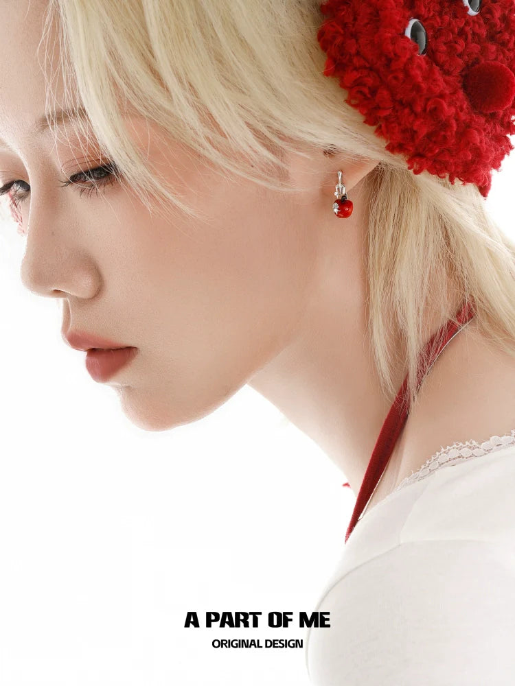 Kitchen Apple Ear Cuffs