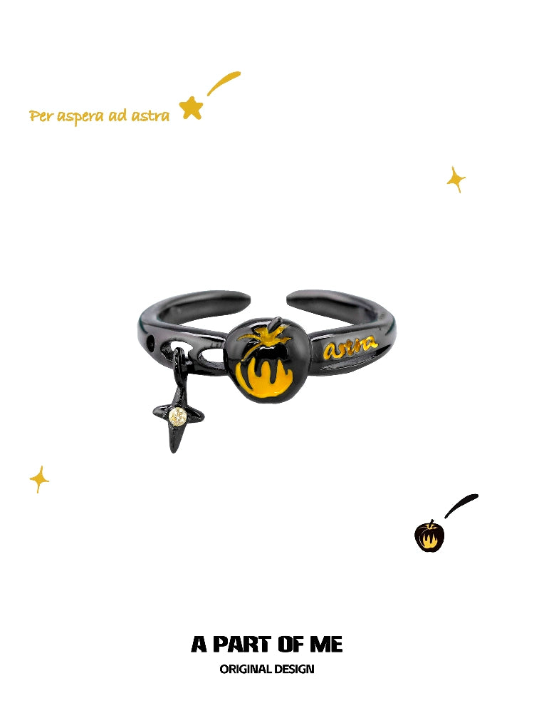 Dark Gold Apple Cool Ring