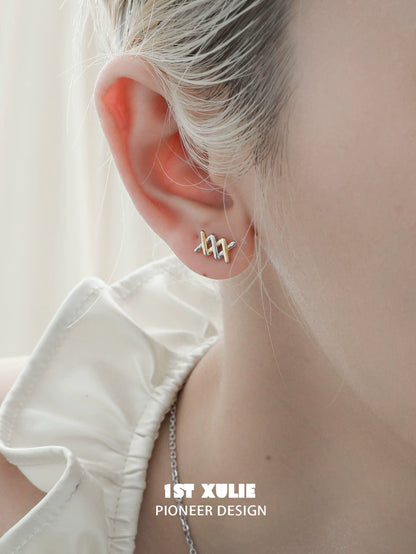Twisted Bandage Bow Earrings