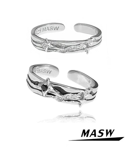 Brilliant Starry Couple Rings