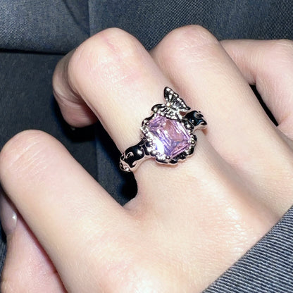 "Dreamy Butterfly" Light Pink Ring