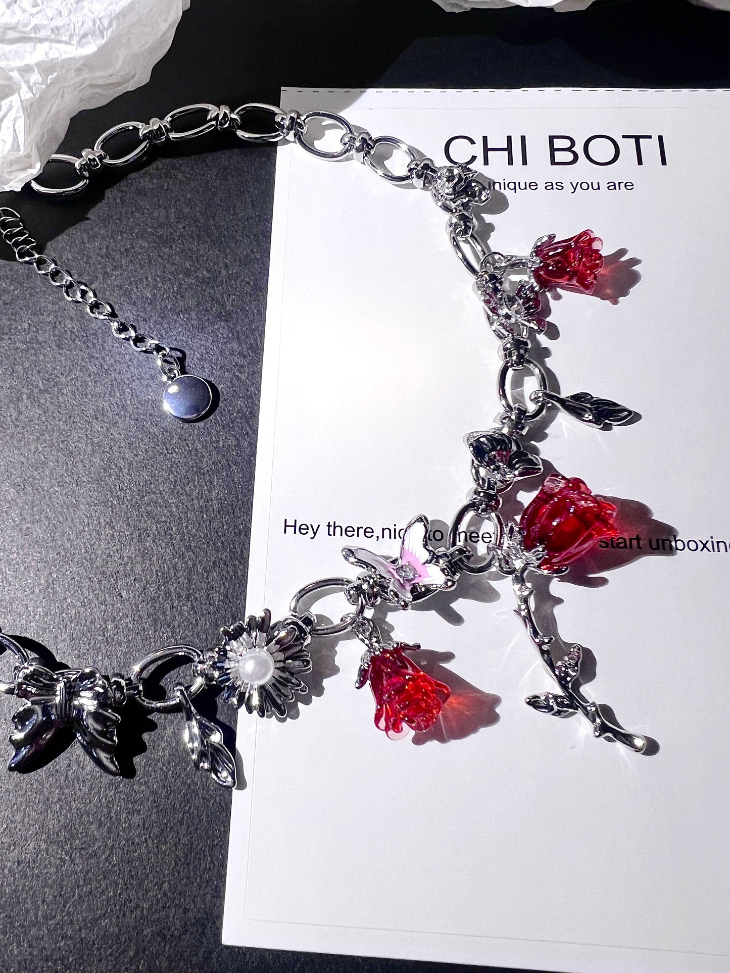 "Rose Estate" Vine Necklace
