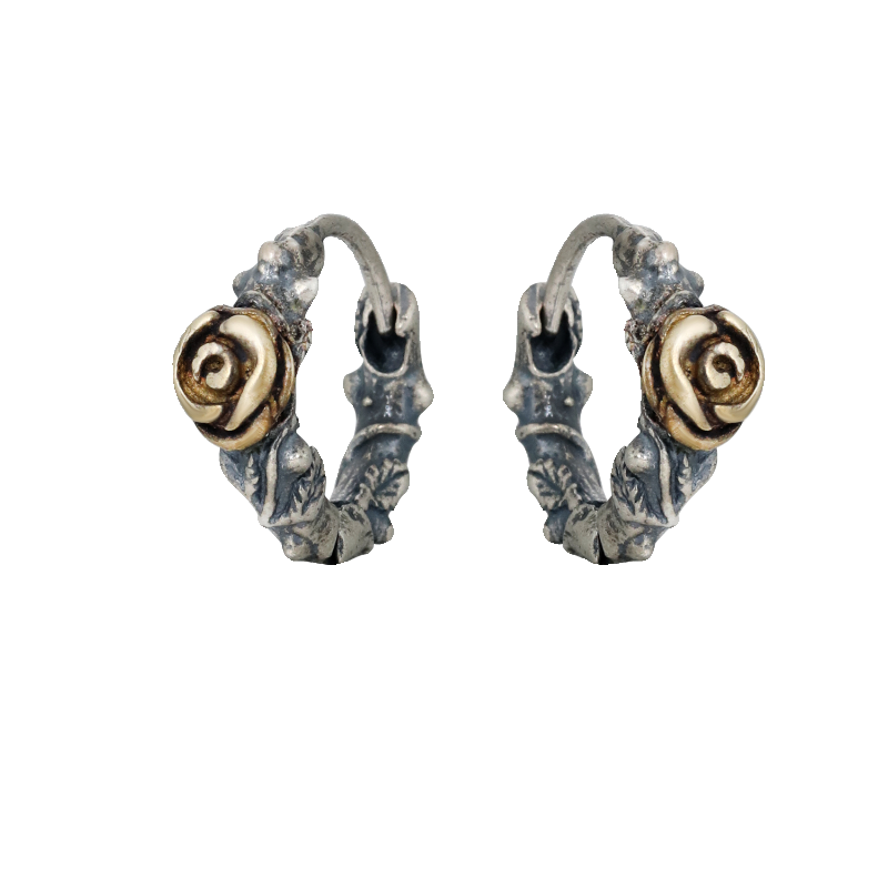 Y2K Midnight Rose Vintage Earrings