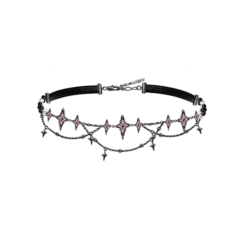 Pink Astral Punk Choker