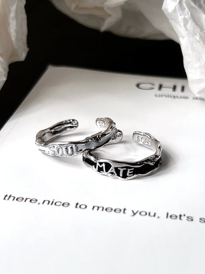 "Soulmate Soul" Couple Ring