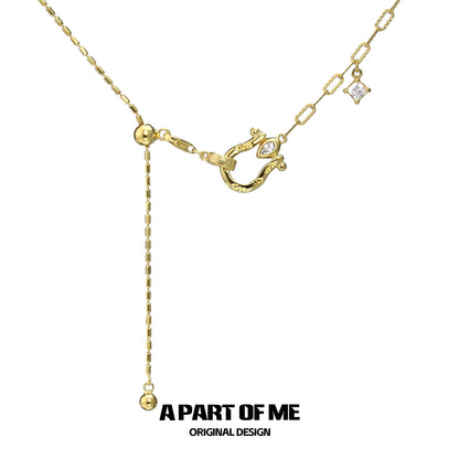 Diamond Horseshoe Collarbone Chain