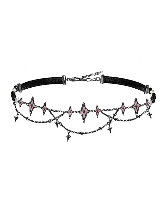 Pink Astral Punk Choker