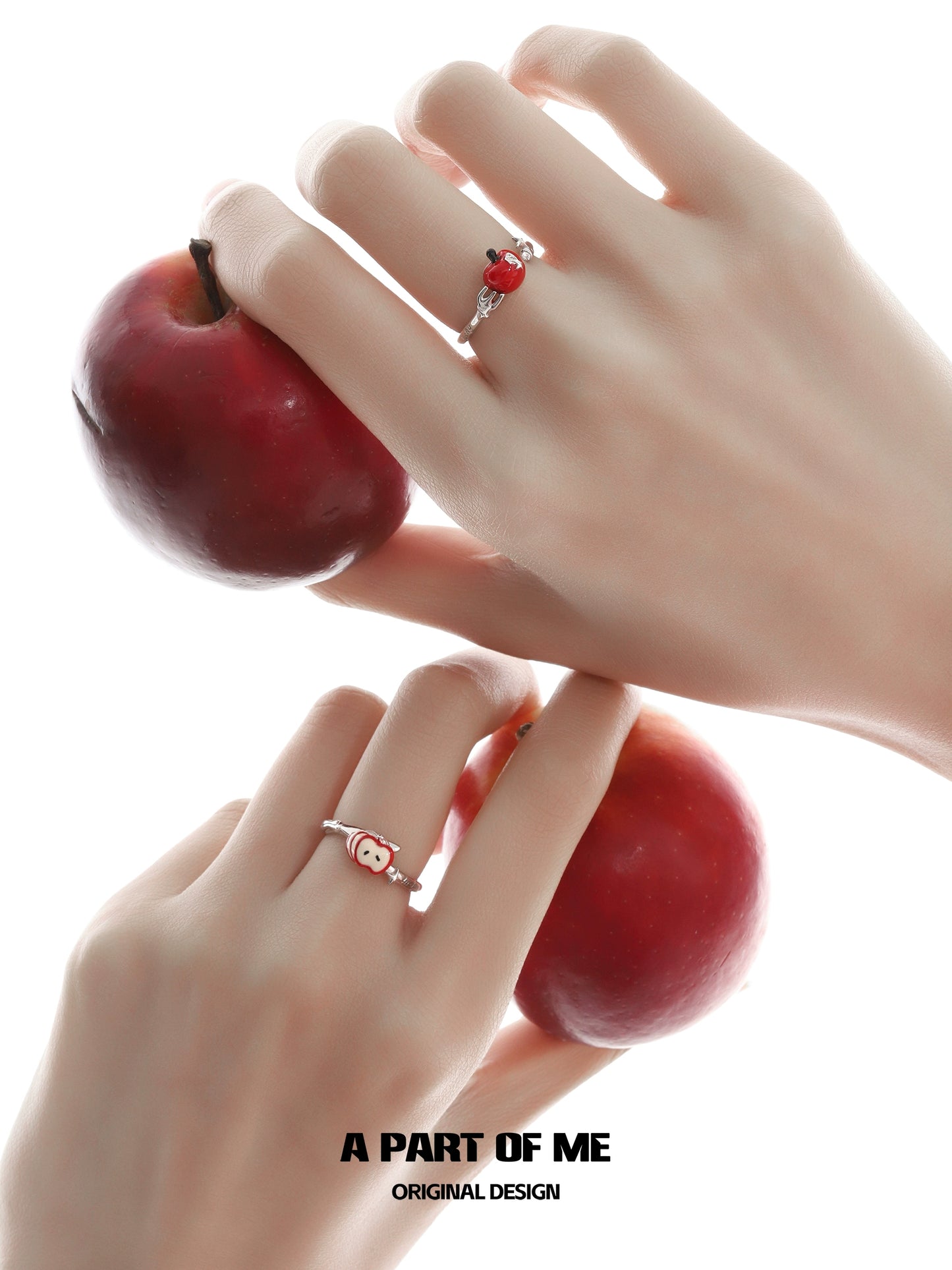 Cute Cool Summer Apple Ring