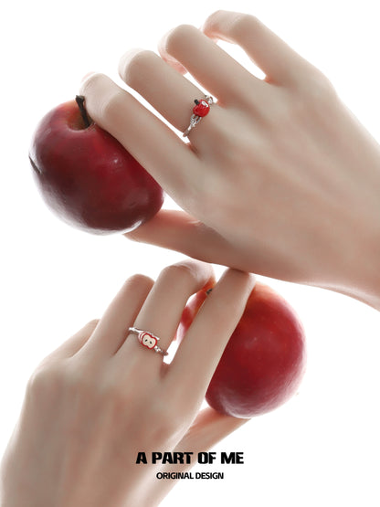 Cute Cool Summer Apple Ring