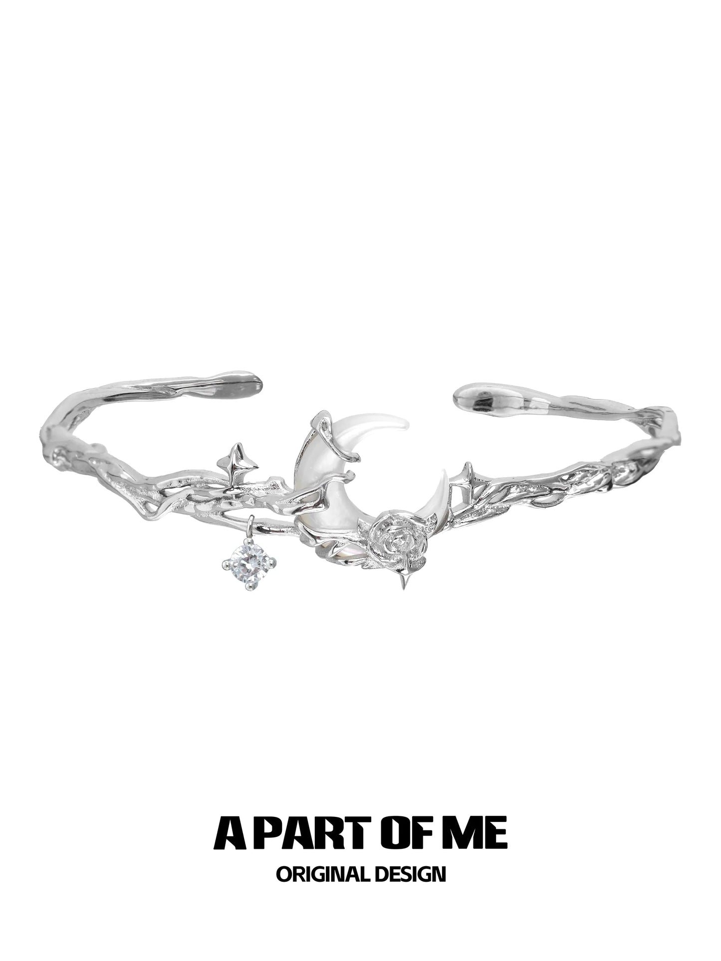 Moon Rose Diamond Bracelet