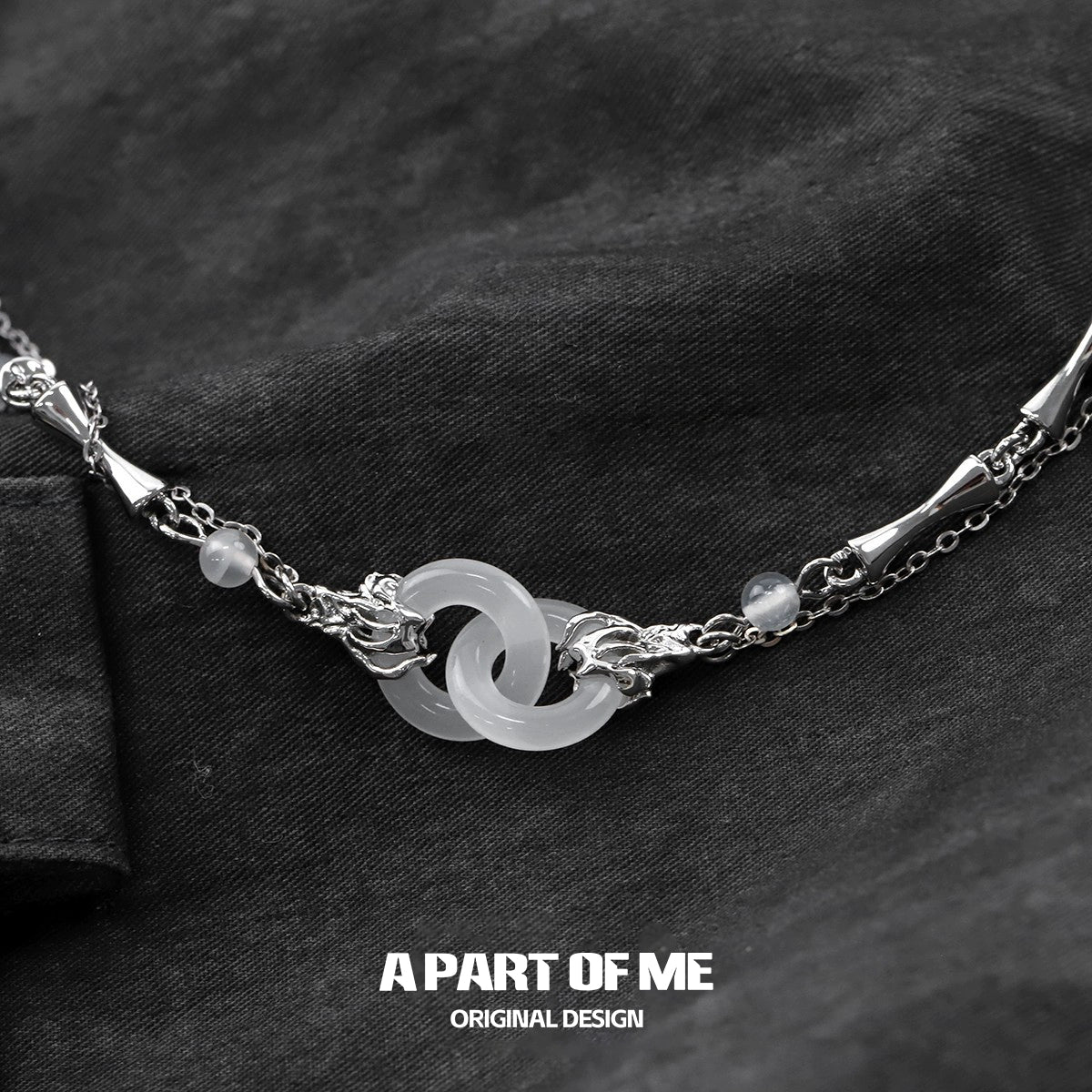 Chinese Peace Jade Necklace