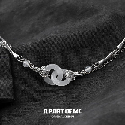 Chinese Peace Jade Necklace