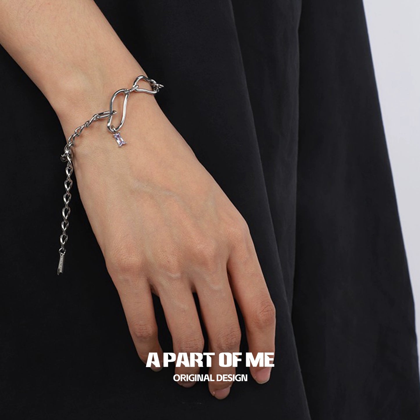 Y2K Purple Zircon Spice Bracelet