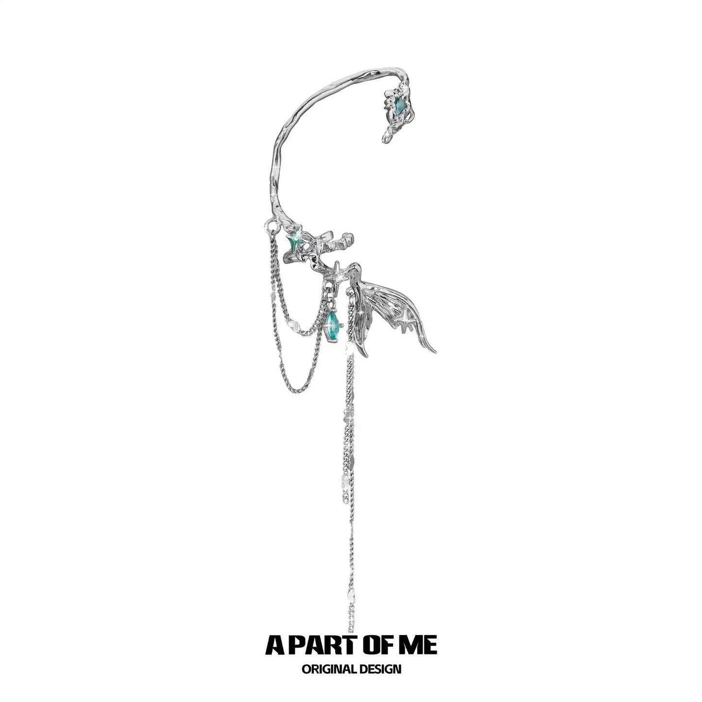 Fishtail Tassel Ear Cuffs