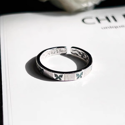 "Glacier Butterfly" Minimalism Ring