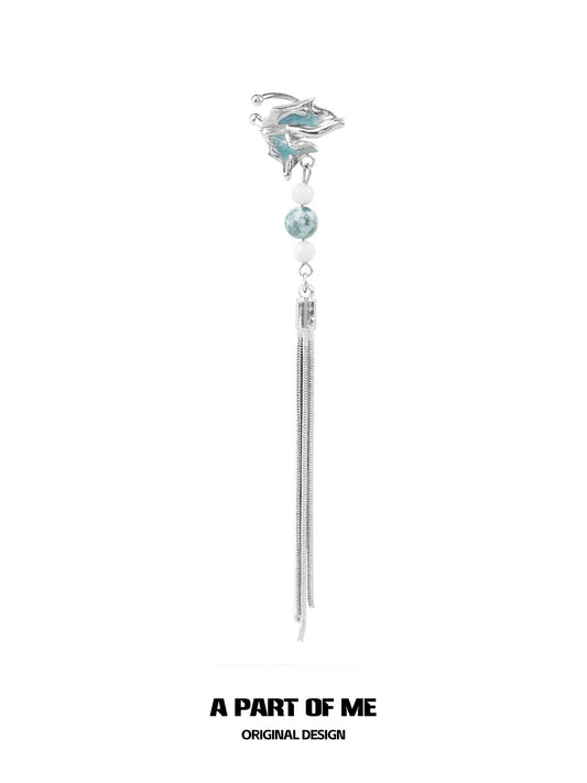 Dreamy Lake Fringe Ear Cuff