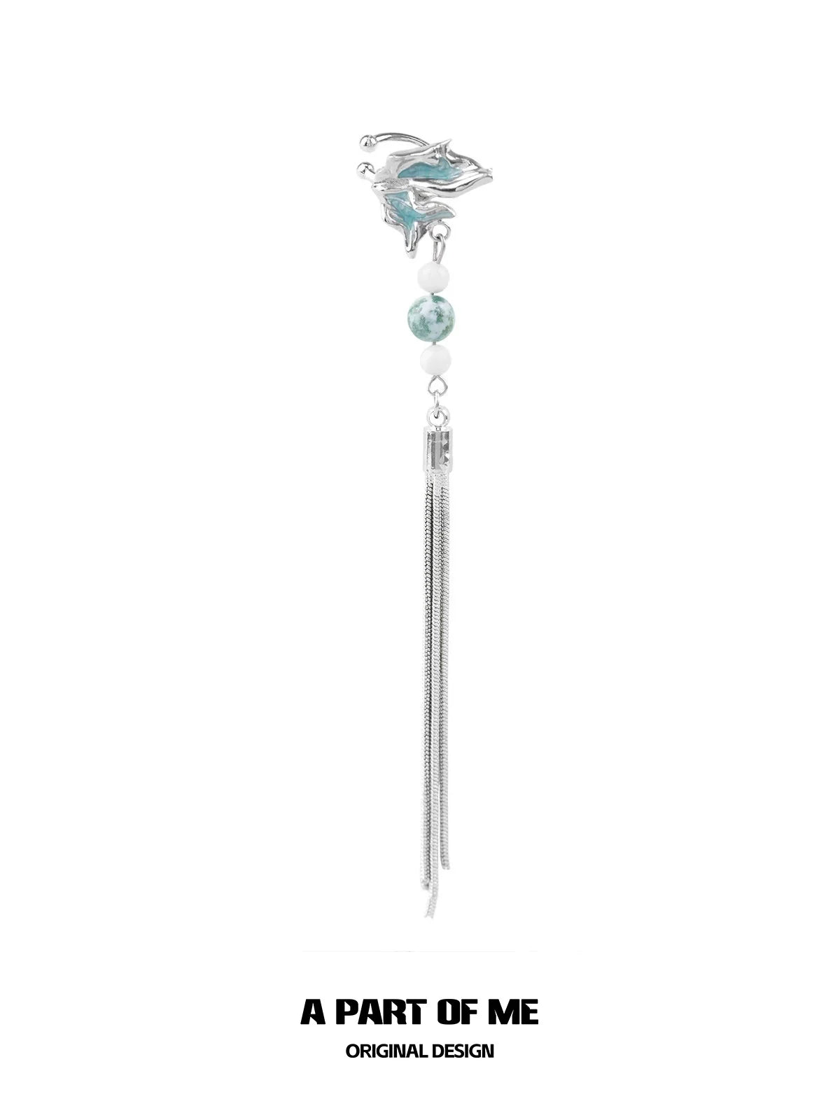 Dreamy Lake Fringe Ear Cuff