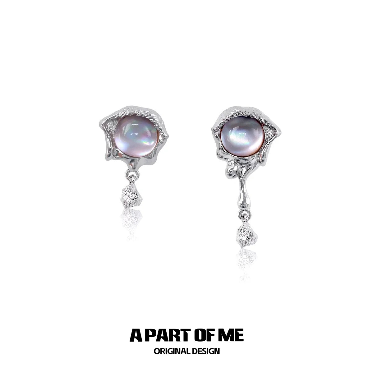 Mermaid Tear Pearl Earrings