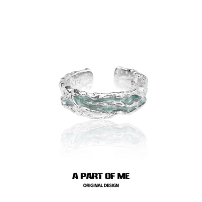 Summer Mint Silver Ring