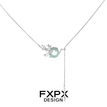 Iris Safety Buckle Necklace