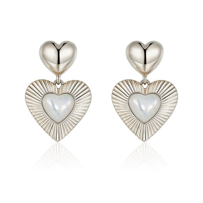 Heart Fritillary Maillard Earrings