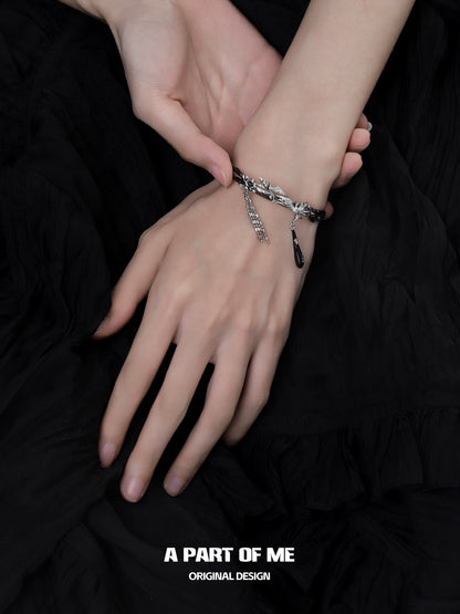 Dark Flight Bird Bracelet