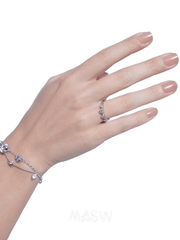 Secret Garden Zircon Ring