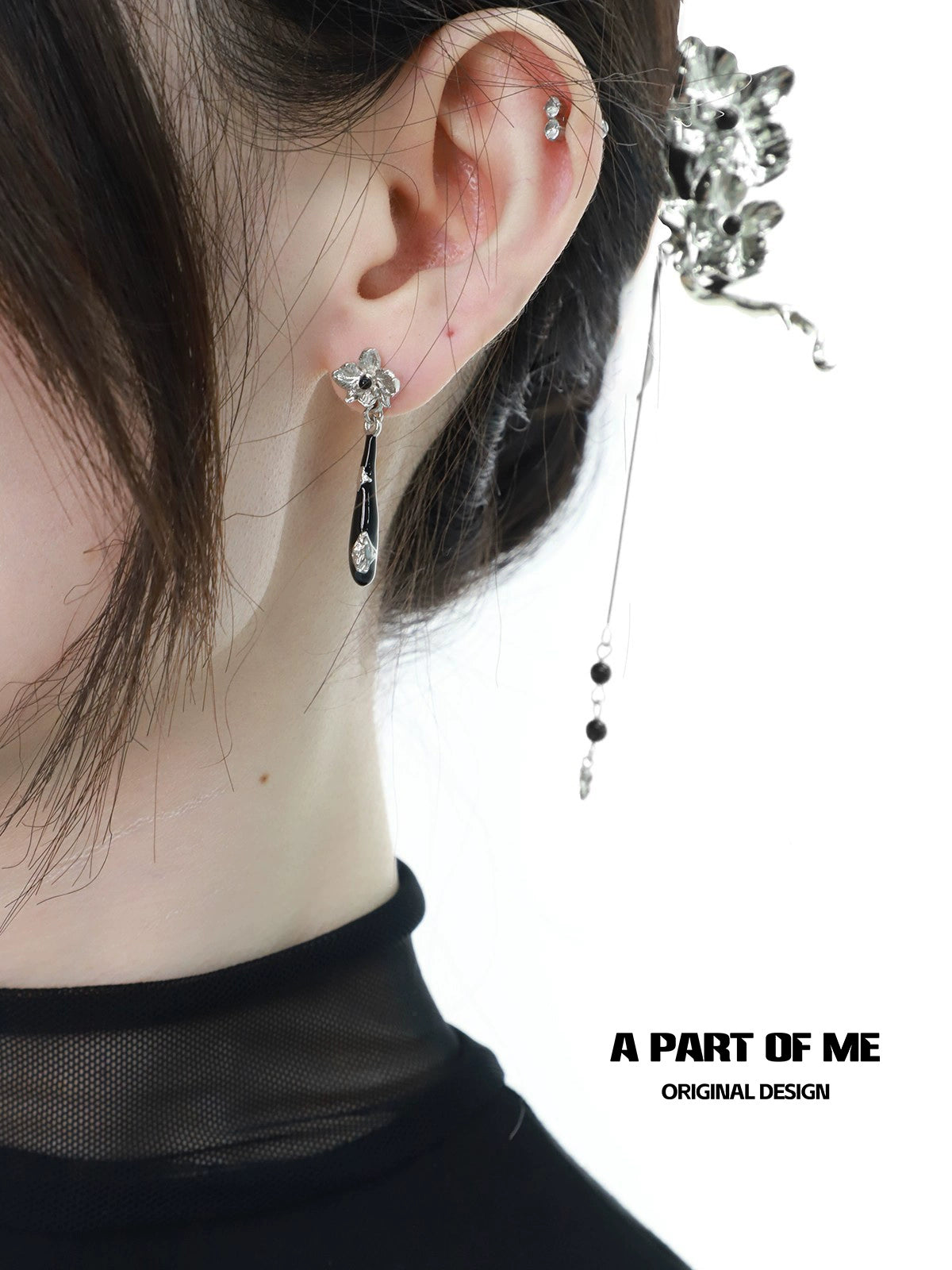 Abyss Evil Flower Earrings