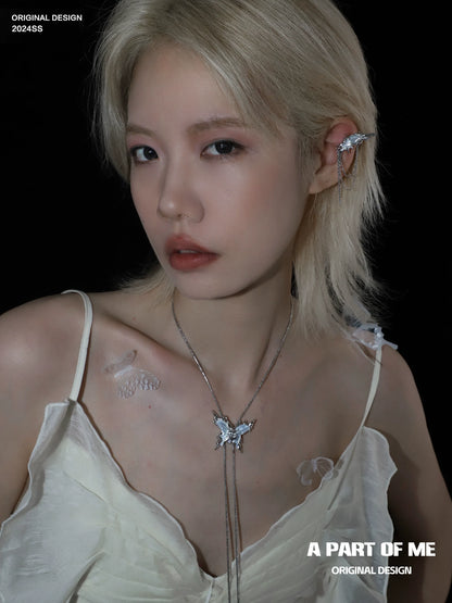 Butterfly Elf Tassel Ear Cuffs