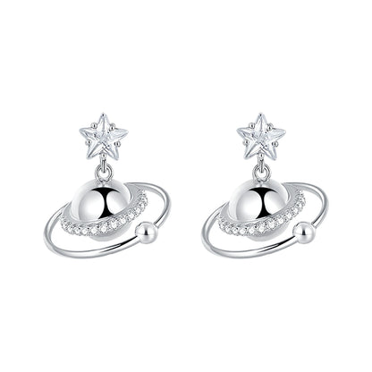 Cosmic Planet Star Earrings