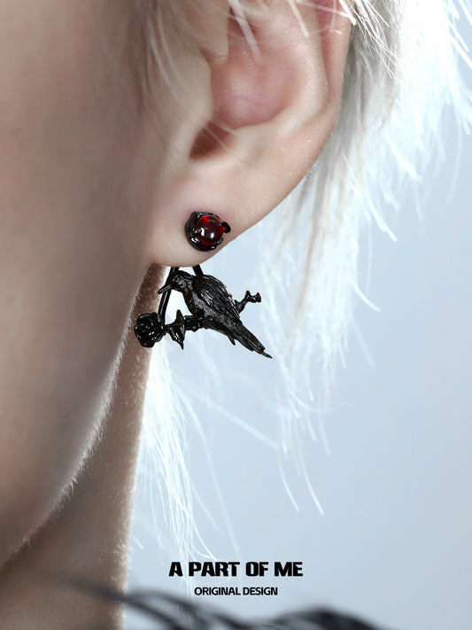 Dark Meets Rose Removable Earrings