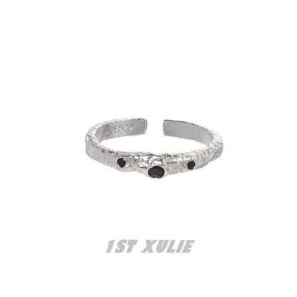 Y2K Controller Chain Silver Ring