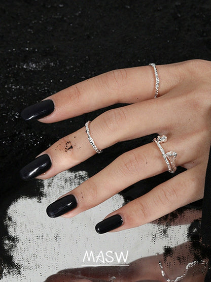 Minimalist Silver Open Ring
