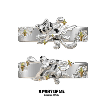 Sleepy Cat Dog Ring