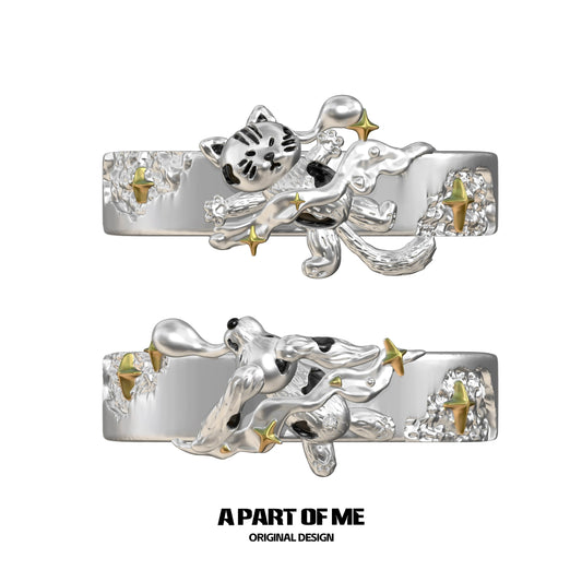 Sleepy Cat Dog Ring