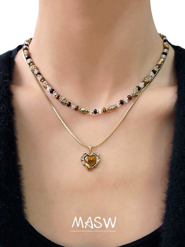 Tiger’s Eye Layered Necklace