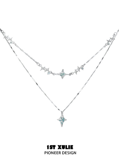 Blue Starry Sky Cool Necklace