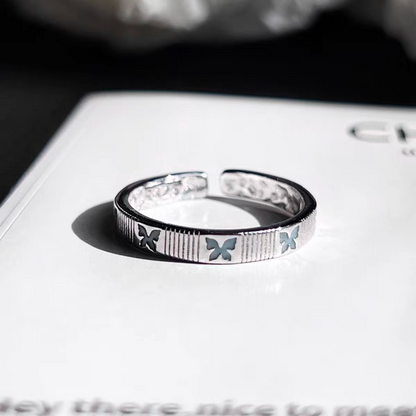 "Glacier Butterfly" Minimalism Ring