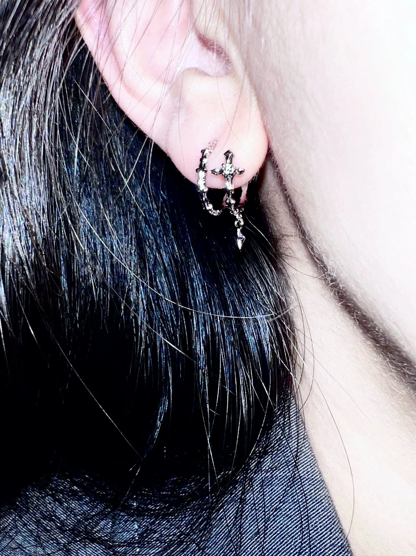 "Starry Night" Zircon Earrings