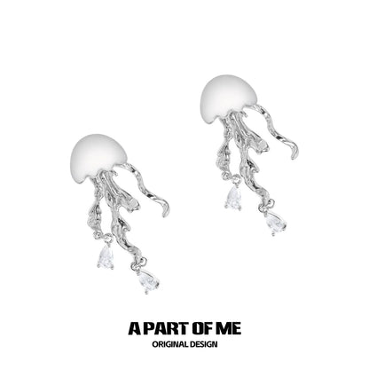 Roaming Jellyfish Cool Earrings
