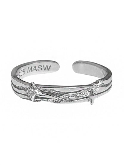 Brilliant Starry Couple Rings
